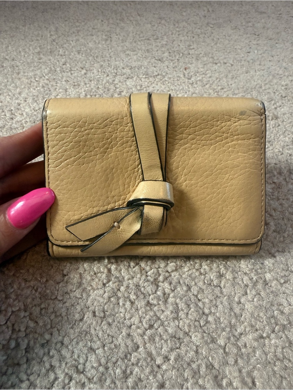 Chloé Leather Bow Wallet